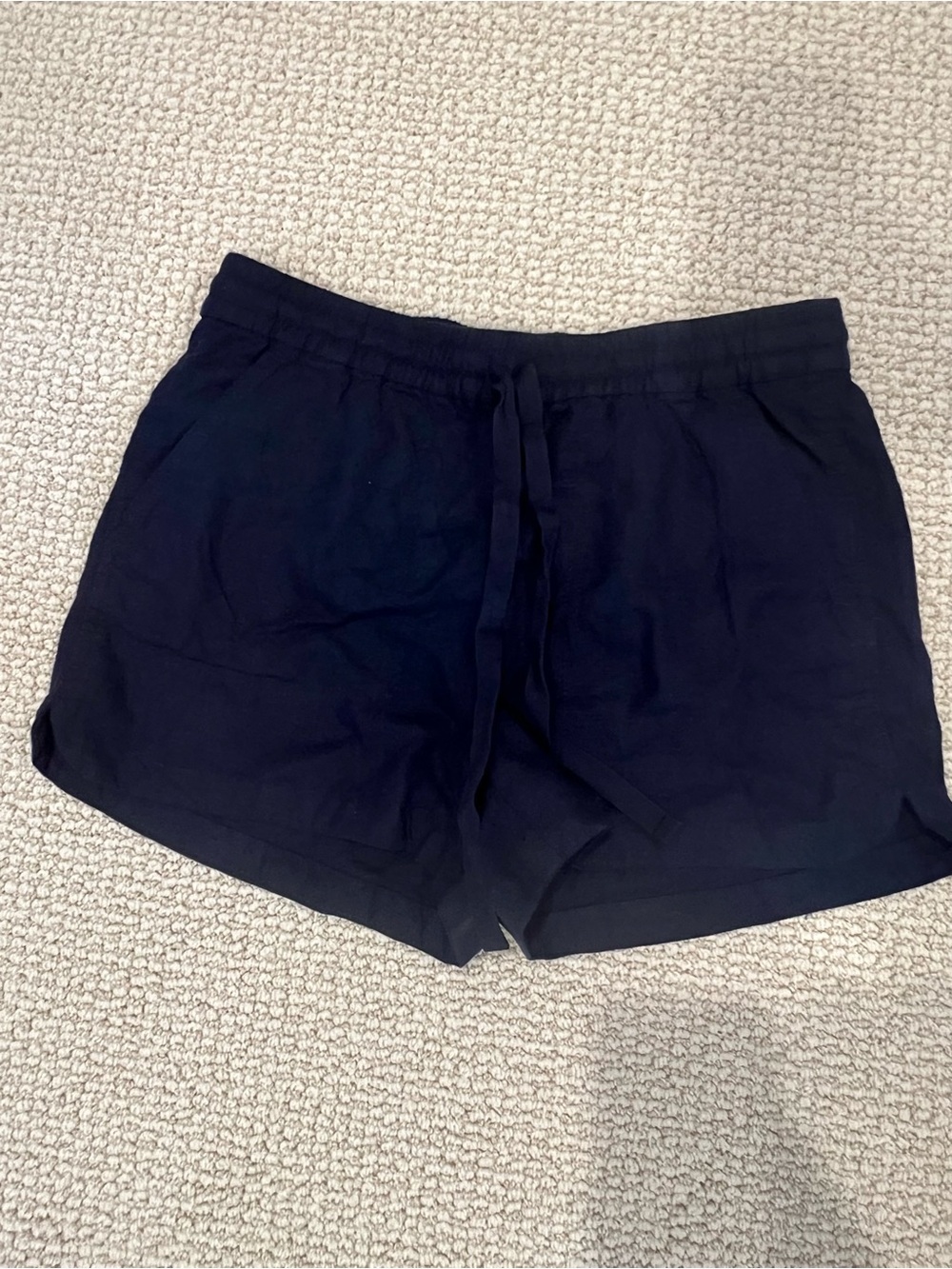 J. Crew Linen Shorts - Navy